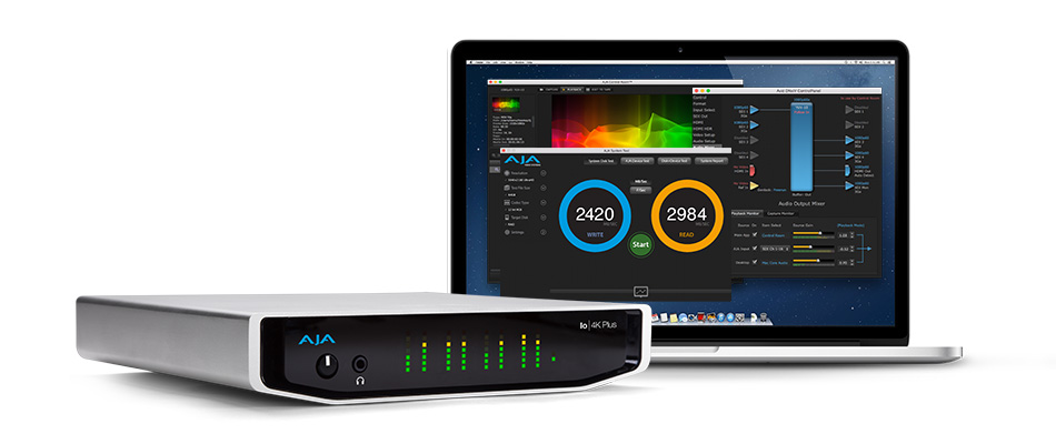AJA Releases Io 4K Plus with Thunderbolt 3 and Desktop Software v14 